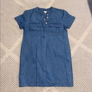 Adorable chambray knee length dress